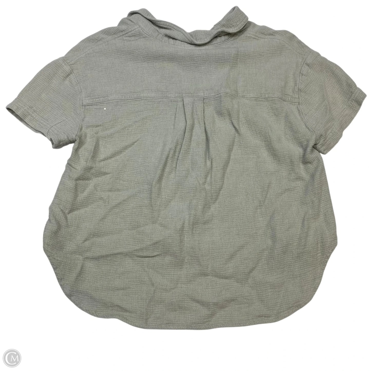 Top Short Sleeve By Madewell In Green, Size: S