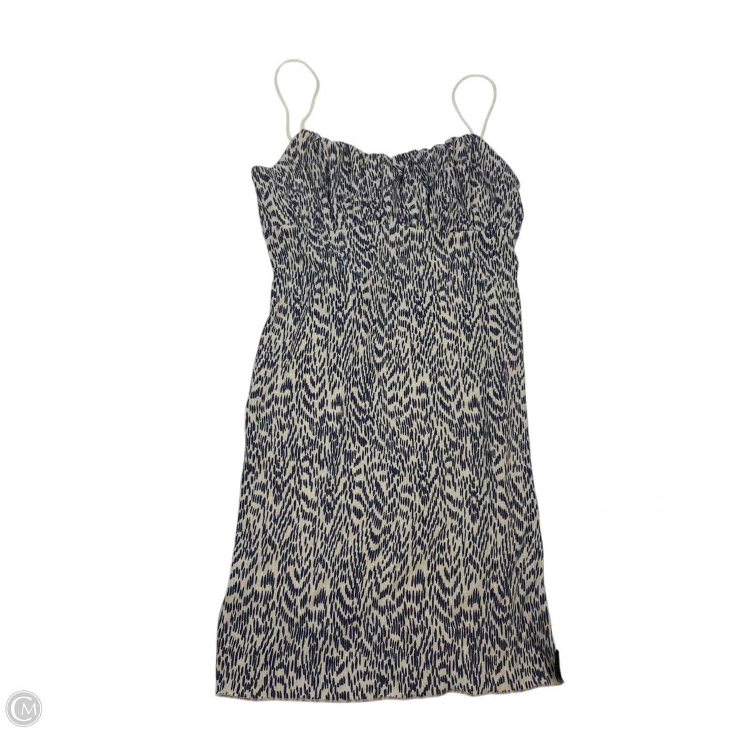 Dress Casual Short By Urban Outfitters In Blue & Cream, Size: S