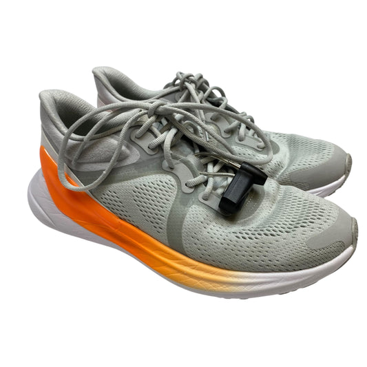 Shoes Athletic By Lululemon In Grey & Orange, Size: 7.5