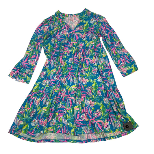 Dress Designer By Lilly Pulitzer In Blue & Pink, Size: S