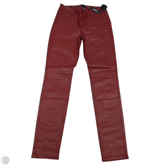 Jeans Skinny By White House Black Market In Red Denim, Size: 2