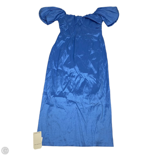 Dress Party Long By Abercrombie And Fitch In Blue, Size: Xl