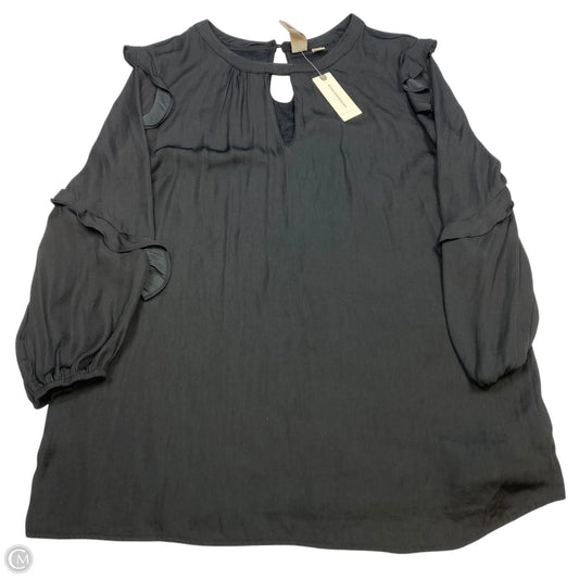 Top 3/4 Sleeve By Dolan Left Coast In Black, Size: S