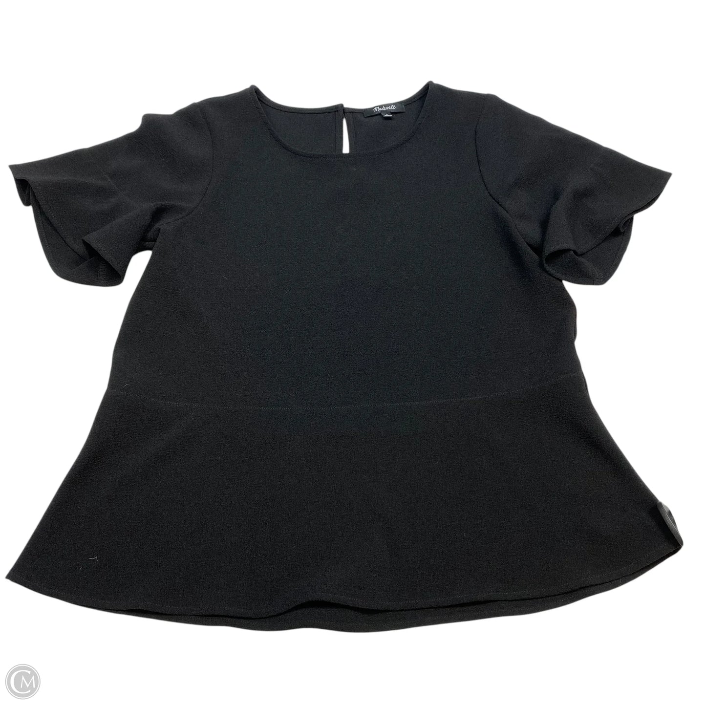 Top Short Sleeve By Madewell In Black, Size: S