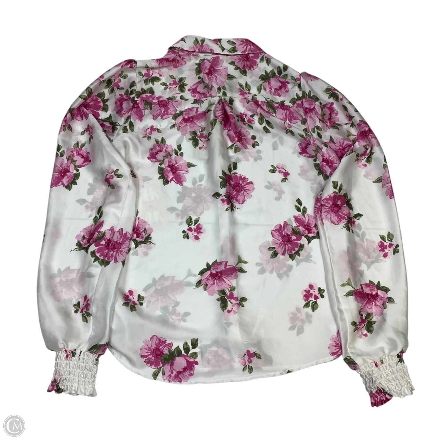 Top Long Sleeve By Joie In Pink & White, Size: Xs