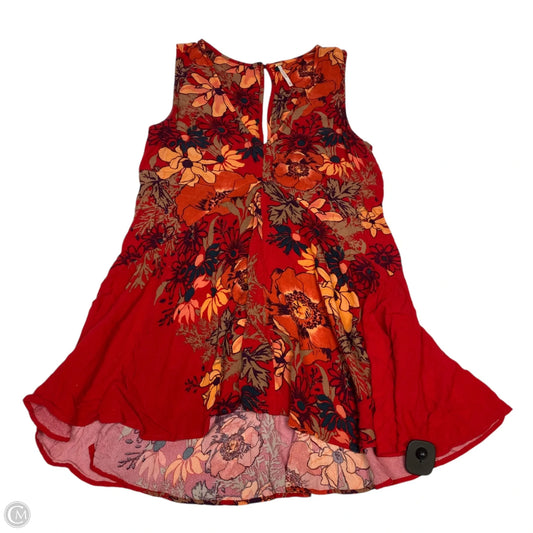 Top Sleeveless By Free People In Red, Size: Xs