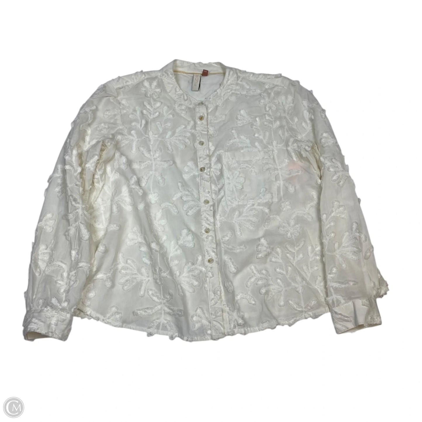 Top Long Sleeve By Pilcro In Cream, Size: S