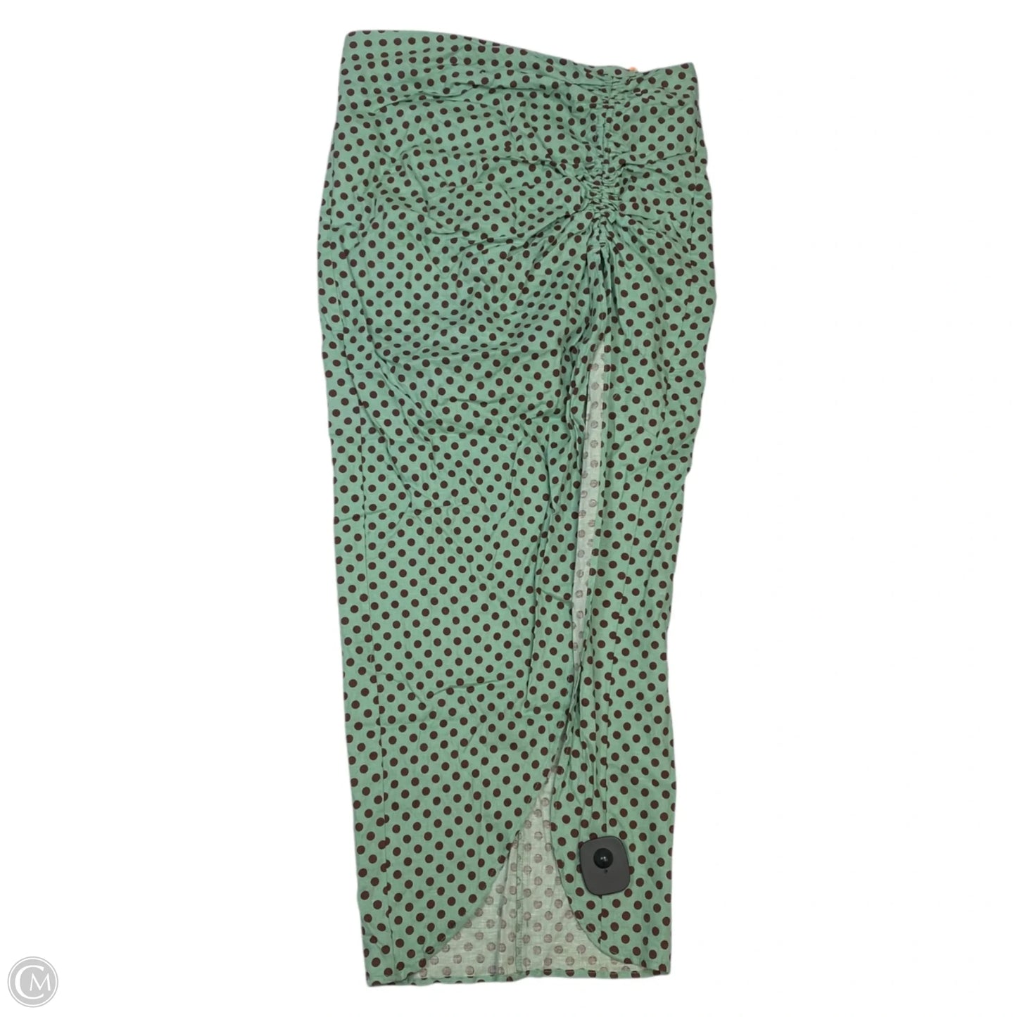 Skirt Maxi By Zara In Green, Size: S