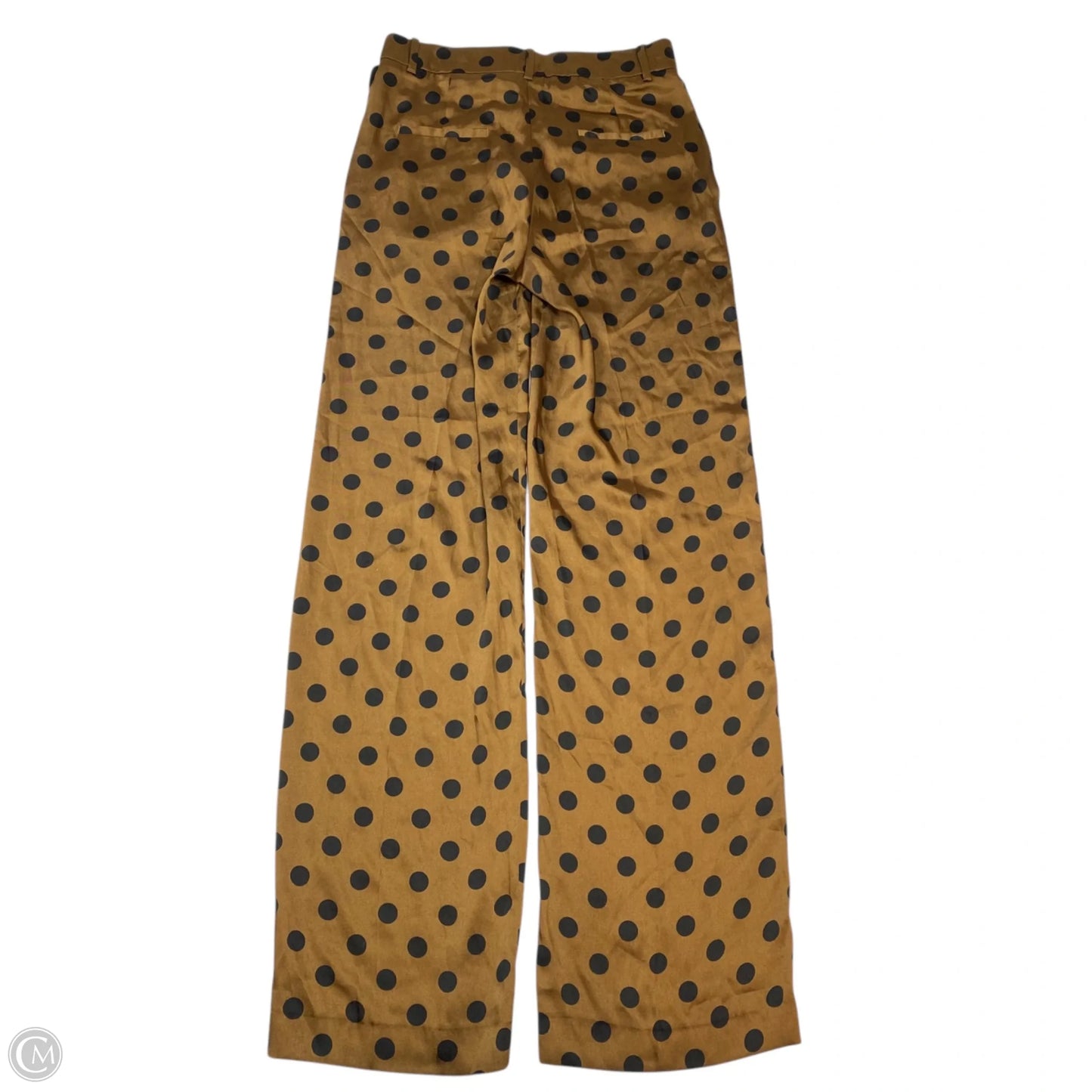 Pants Wide Leg By Zara In Brown, Size: Xs