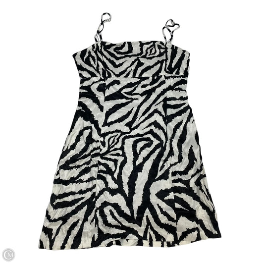 Dress Casual Short By Zara In Zebra Print, Size: S