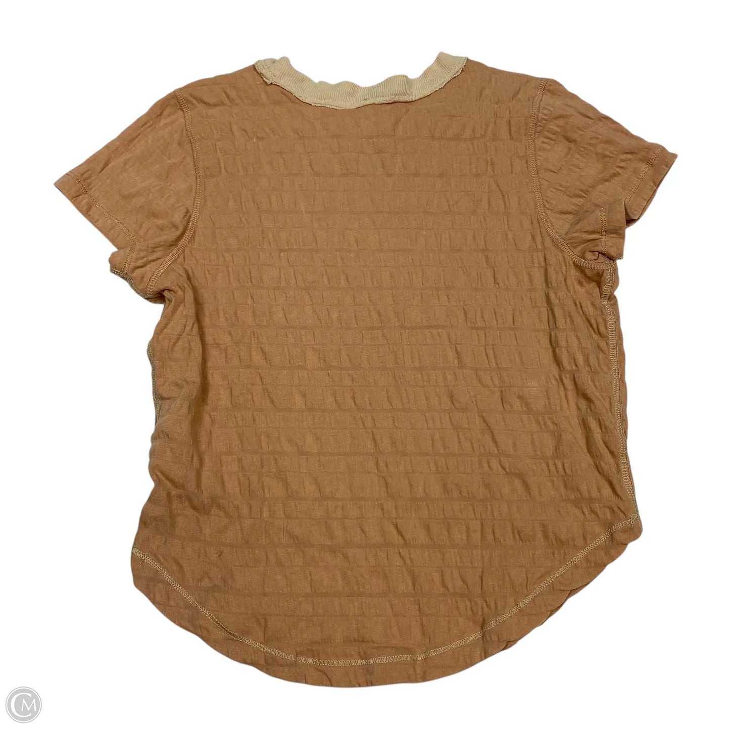 Top Short Sleeve By Free People In Brown, Size: S