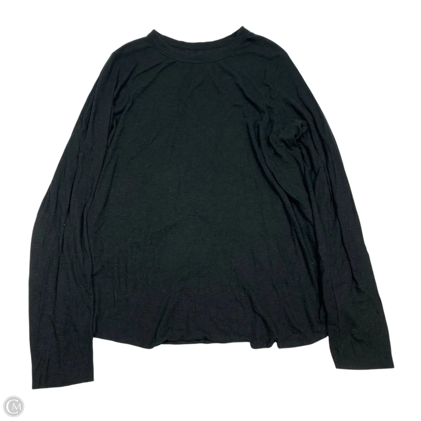 Top Long Sleeve By Aerie In Black, Size: Xxl