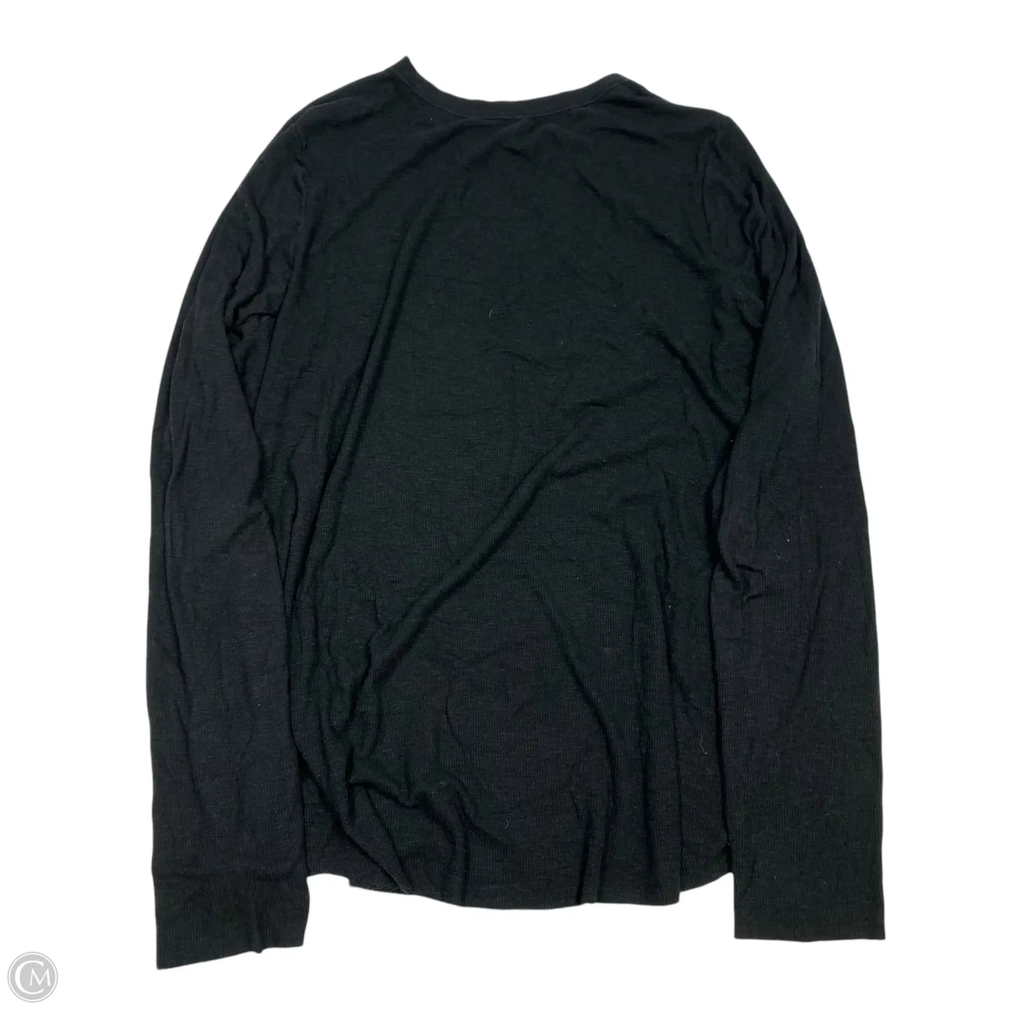 Top Long Sleeve By Aerie In Black, Size: Xxl