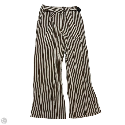 Pants Cropped By White House Black Market In Brown & White, Size: 0