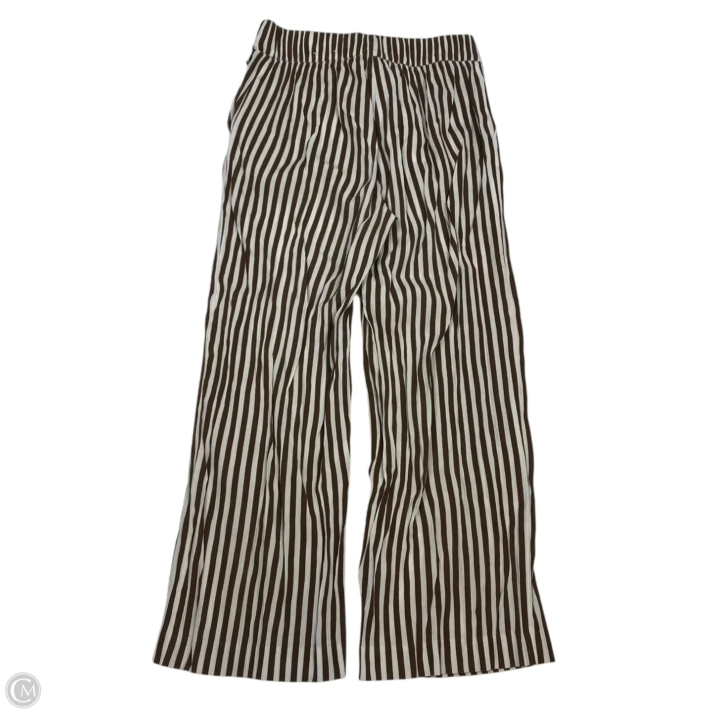 Pants Cropped By White House Black Market In Brown & White, Size: 0