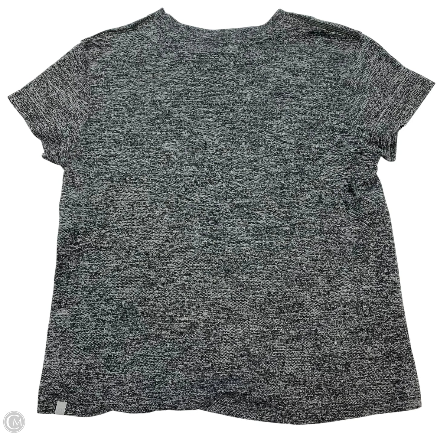 Athletic Top Short Sleeve Designer By Lululemon In Grey, Size: 2