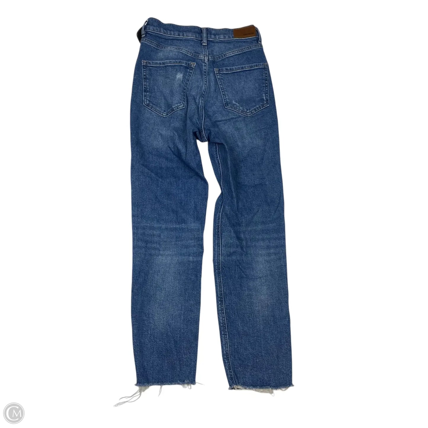 Jeans Straight By Express In Blue Denim, Size: 0