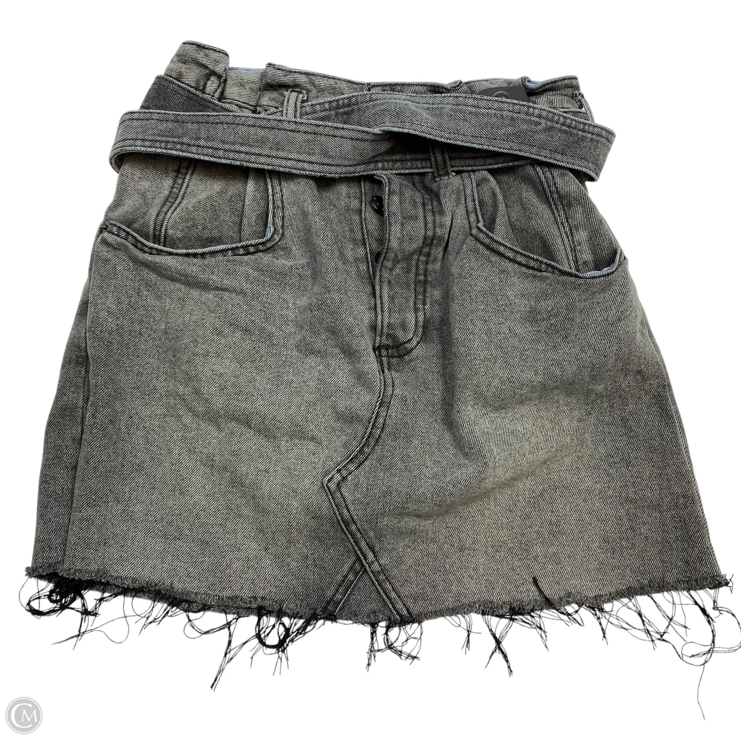 Skirt Mini & Short By We The Free In Grey Denim, Size: 2