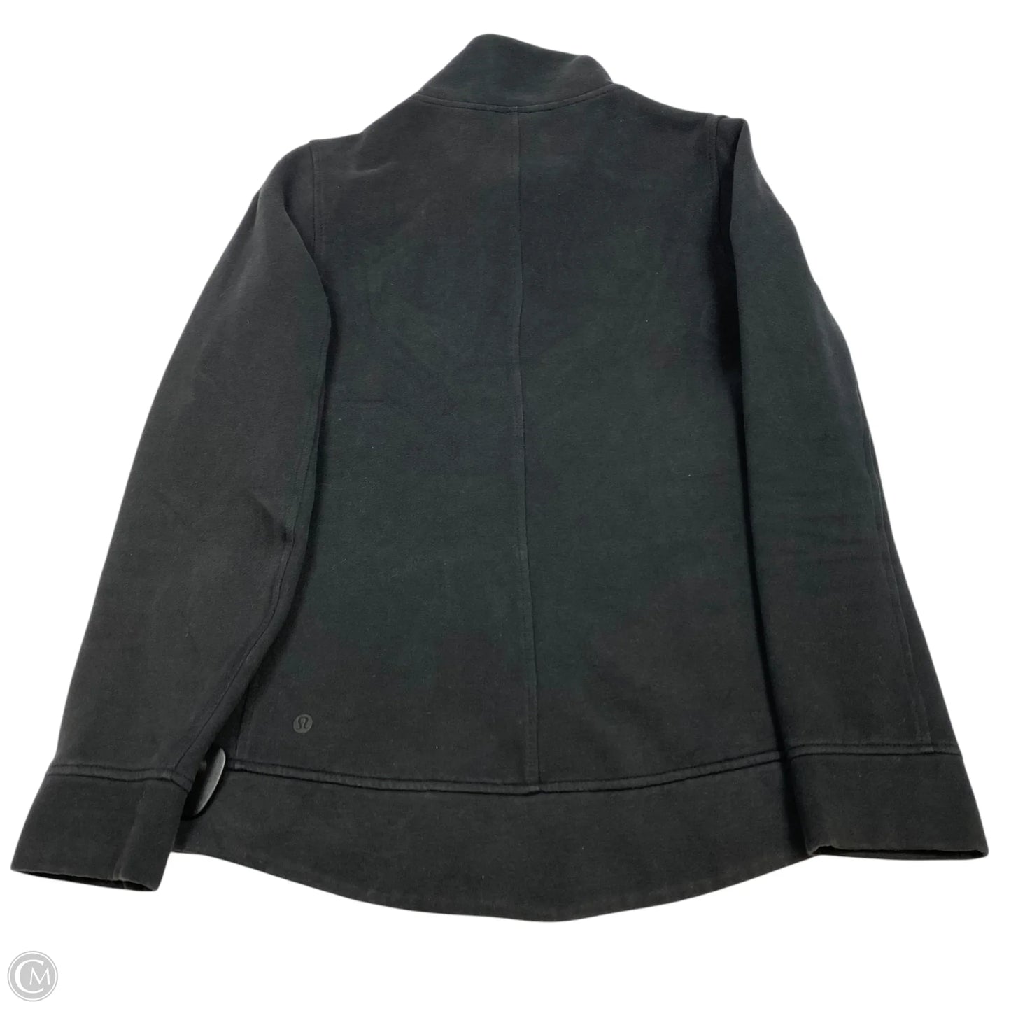 Athletic Jacket Designer By Lululemon In Black, Size: M