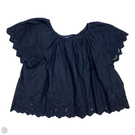 Top Short Sleeve By Gap In Blue, Size: L