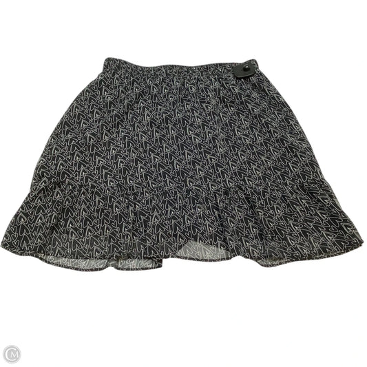 Skirt Mini & Short By Loft In Black & White, Size: M