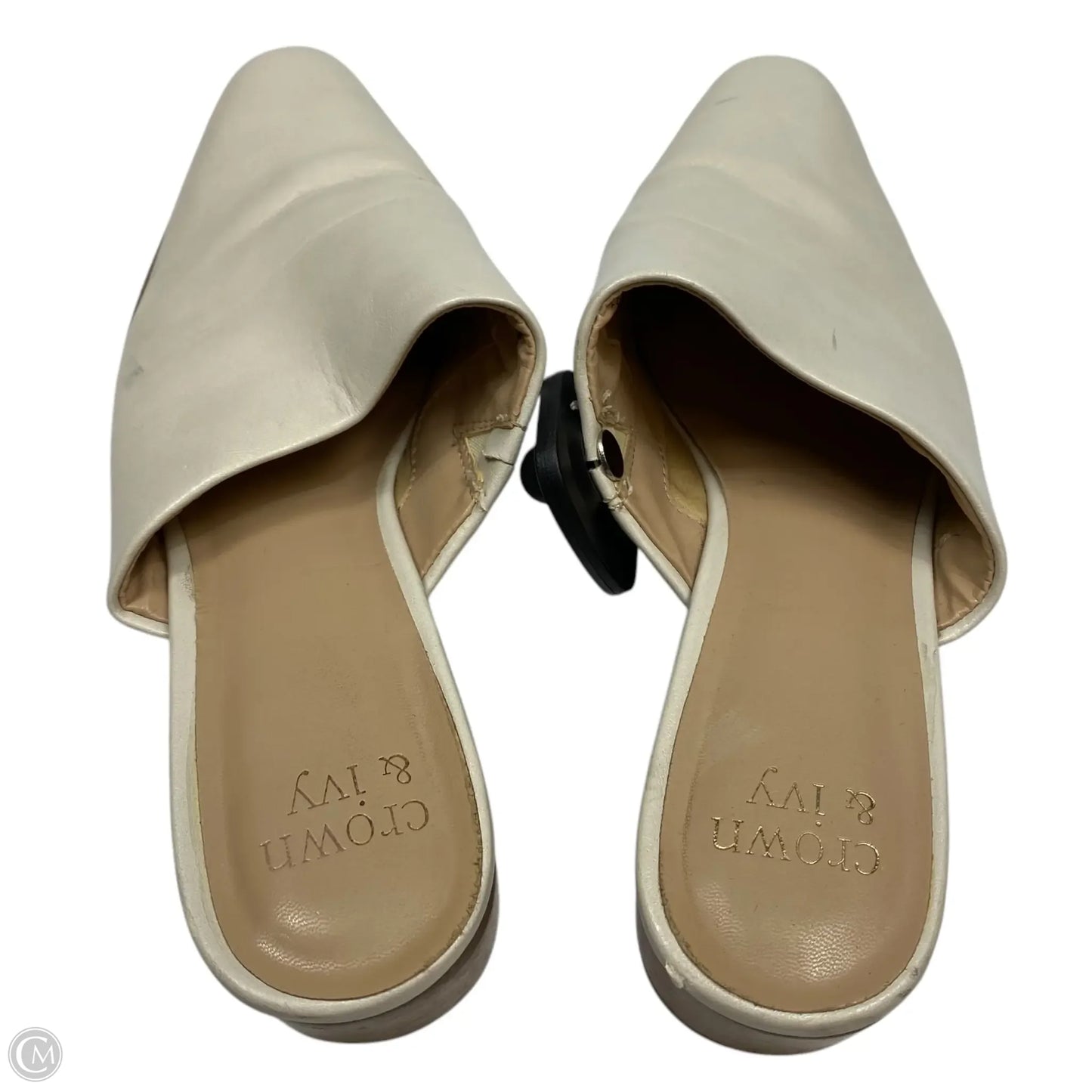 Shoes Heels Block By Crown And Ivy In White, Size: 9.5