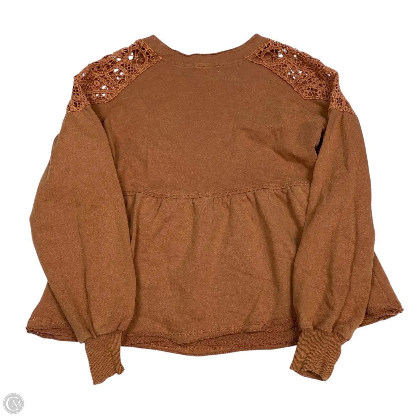 Top Long Sleeve By Altard State In Brown, Size: Xs