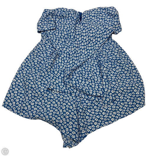 Romper By Pink Lily In Blue, Size: Xs