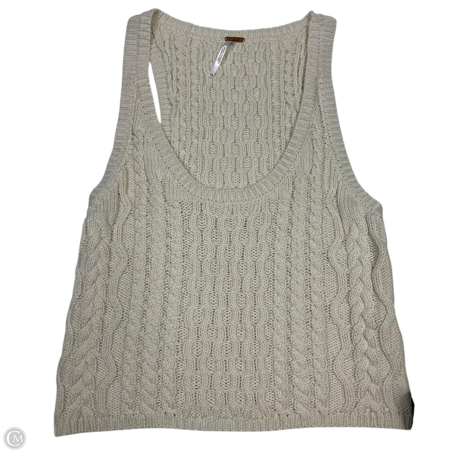 Top Sleeveless By Free People In Cream, Size: Xs