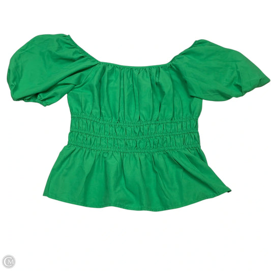 Top Short Sleeve By Style Envy In Green, Size: L