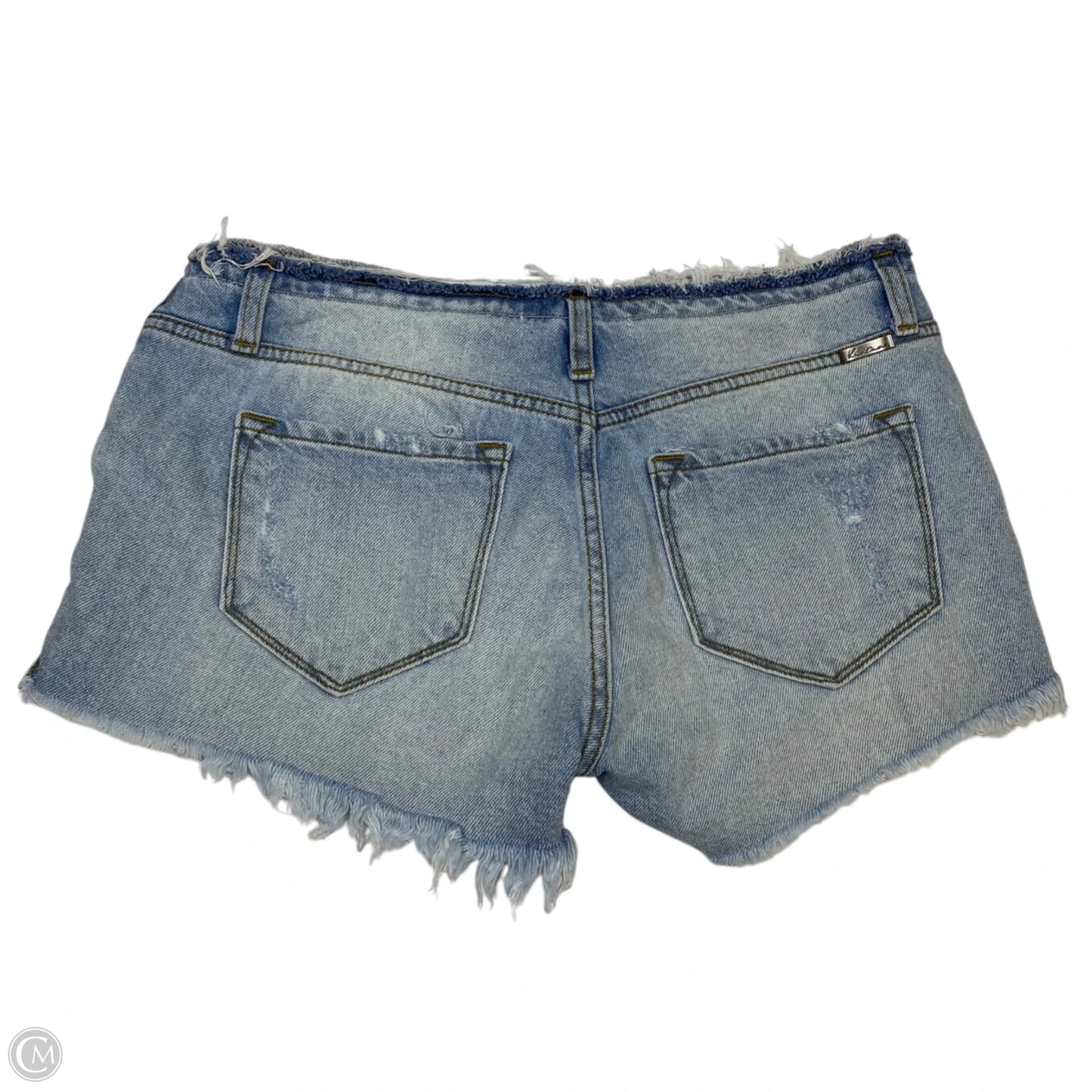 Shorts By Kancan In Blue Denim, Size: L