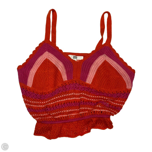 Top Sleeveless By Madden Nyc In Orange, Size: Xxl