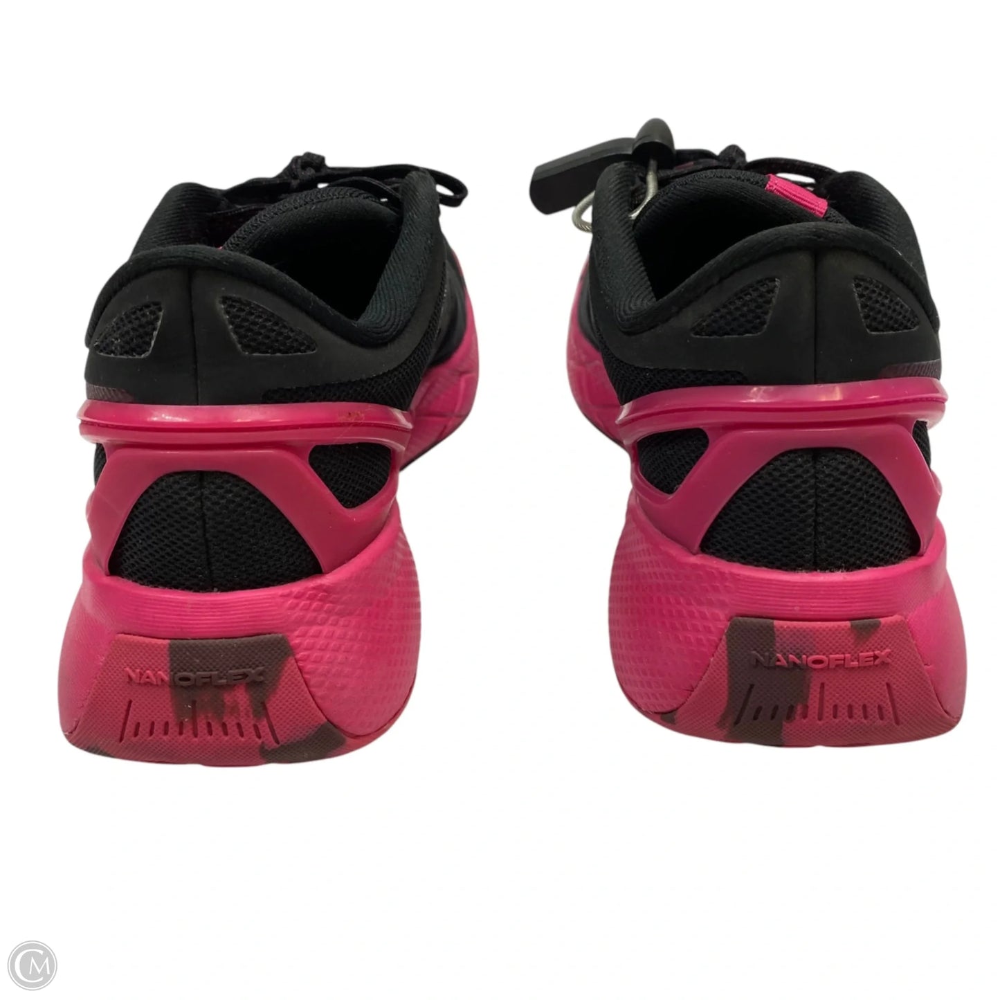 Shoes Athletic By Reebok In Black & Pink, Size: 9