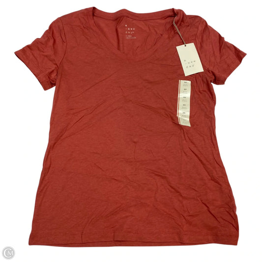 Top Short Sleeve By A New Day In Brown, Size: Xs