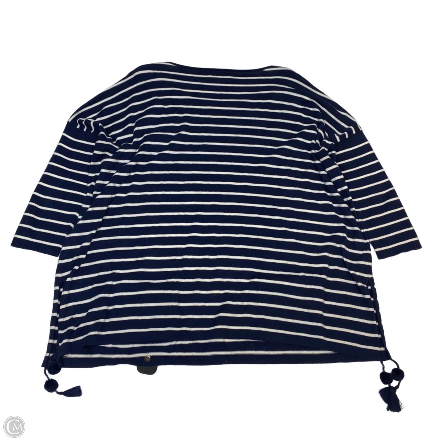 Top Long Sleeve Designer By Lilly Pulitzer In Blue, Size: L