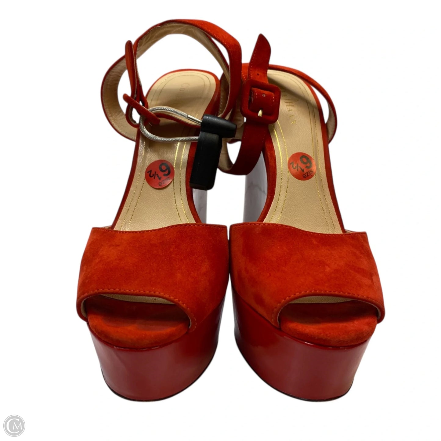 Sandals Designer By Cole-haan In Red, Size: 6.5