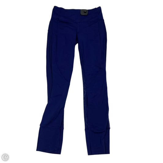 Athletic Leggings Designer By Lululemon In Blue, Size: S