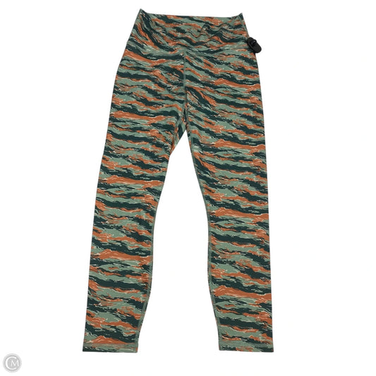 Athletic Leggings By Fabletics In Green, Size: S