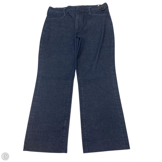 Jeans Cropped By Banana Republic In Blue Denim, Size: 10