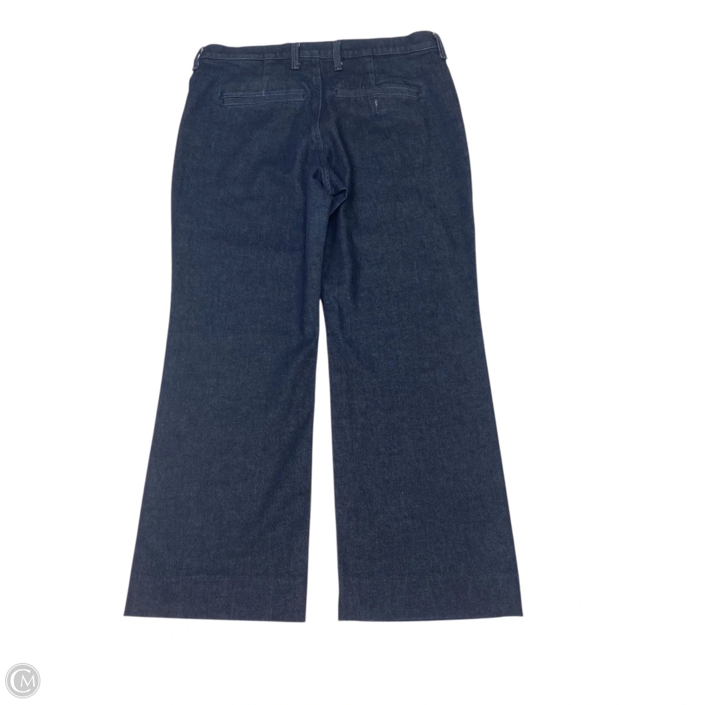Jeans Cropped By Banana Republic In Blue Denim, Size: 10