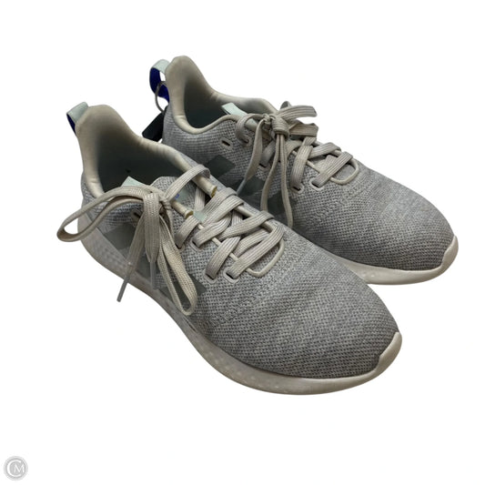 Shoes Athletic By Adidas In Grey, Size: 8