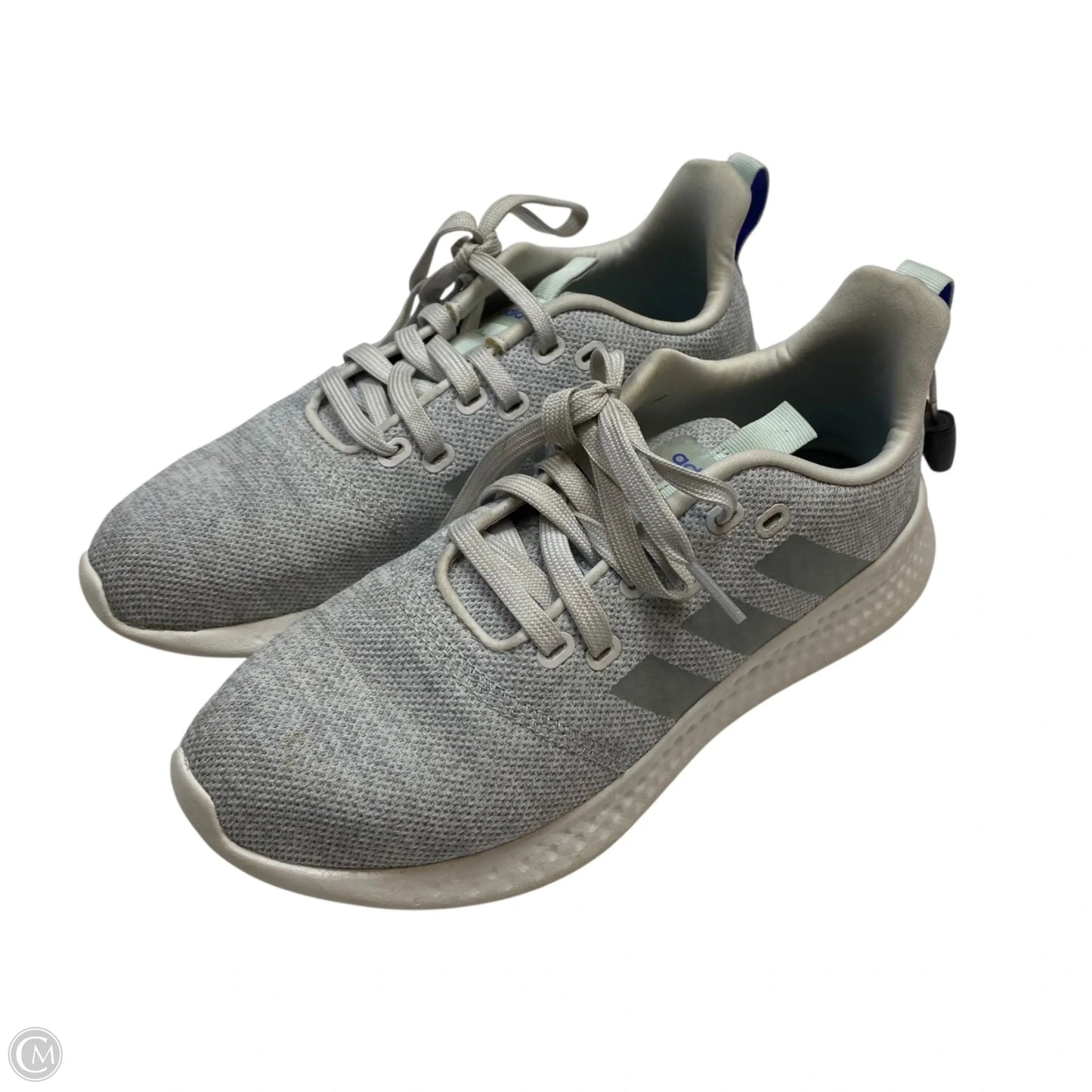 Shoes Athletic By Adidas In Grey, Size: 8