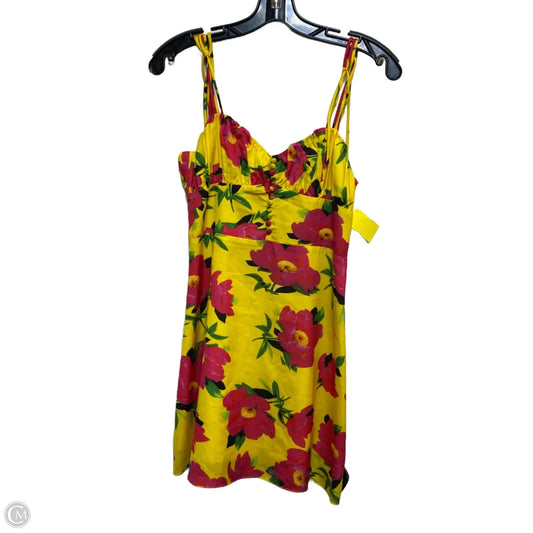 Dress Casual Short By Kourt In Yellow, Size: Xs