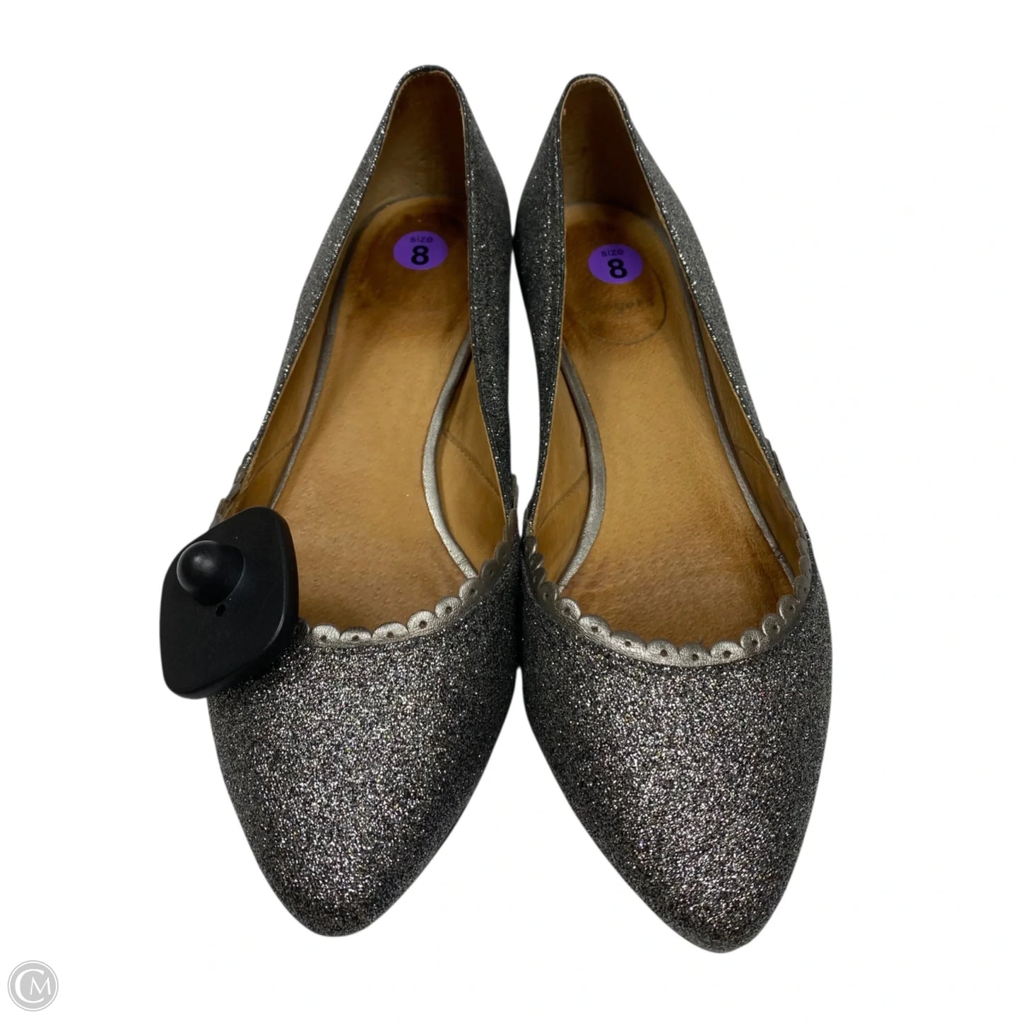 Shoes Designer By Jack Rogers In Silver, Size: 8
