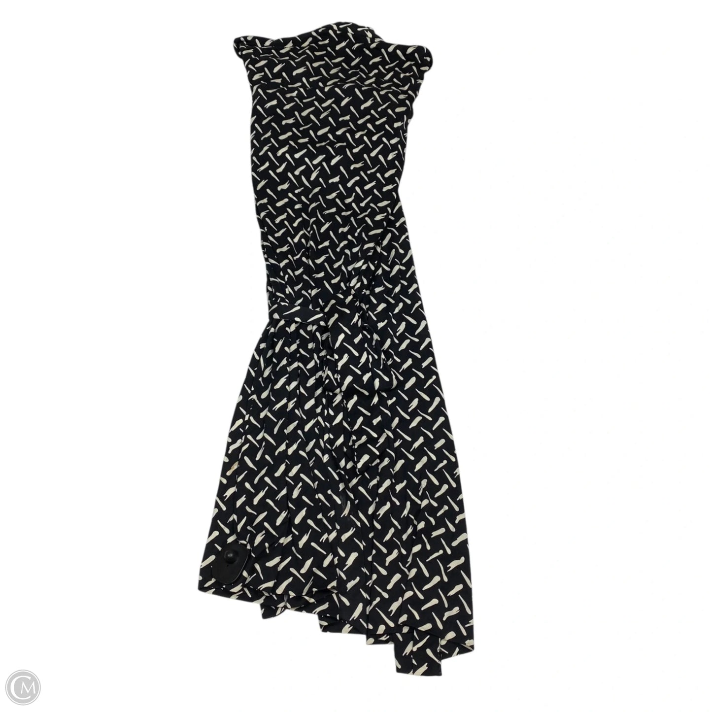Dress Designer By Diane Von Furstenberg In Black & White, Size: M