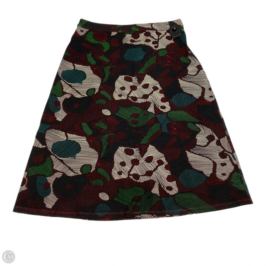Skirt Midi By Isla Maude In Black & Green, Size: M