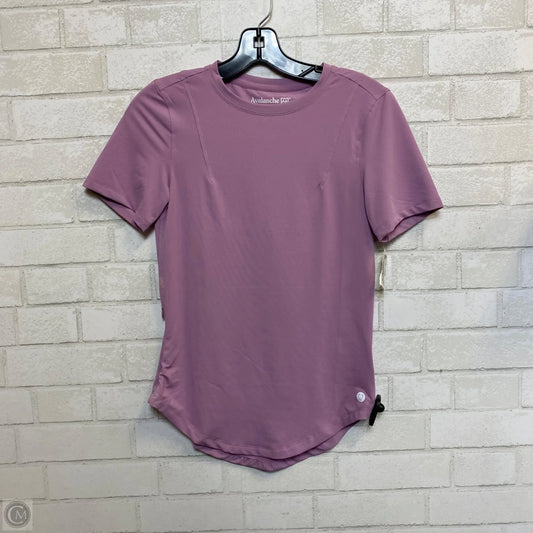 Athletic Top Short Sleeve By Avalanche In Purple, Size: Xs