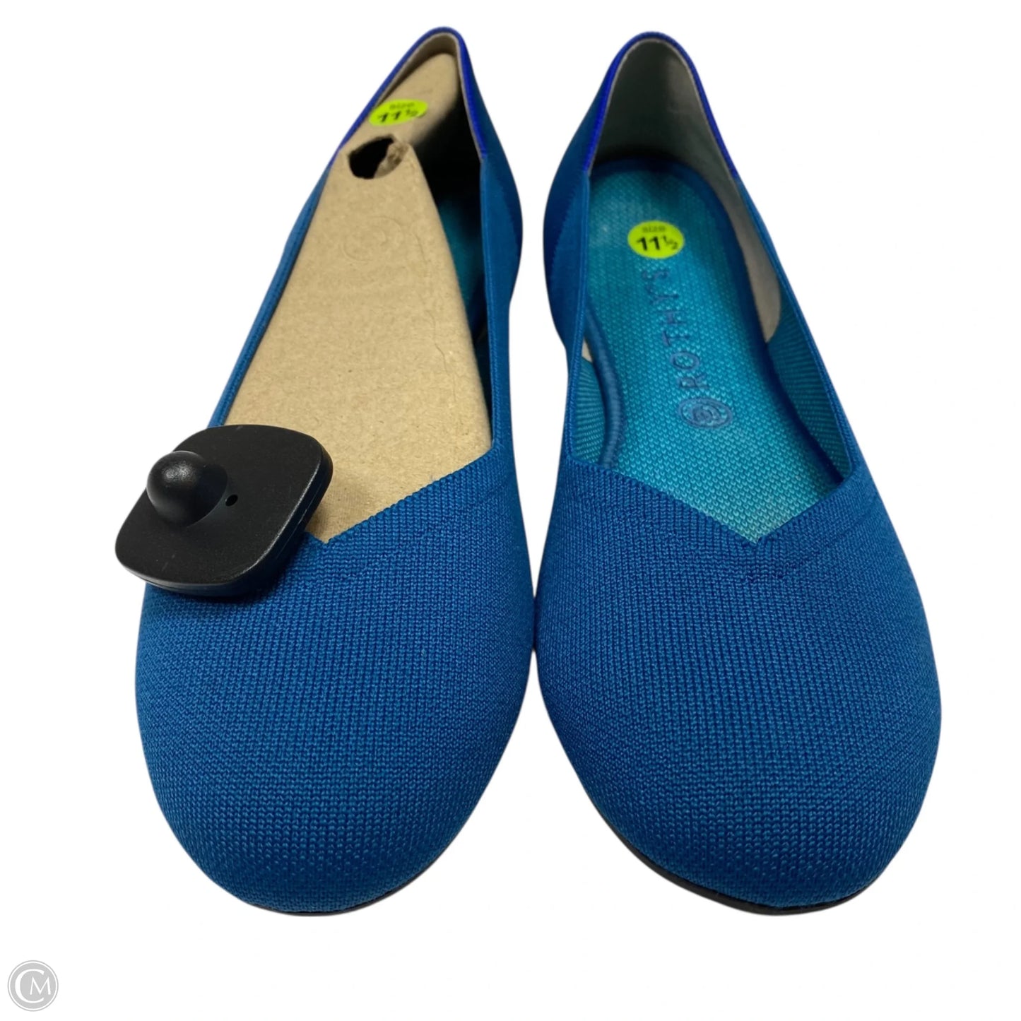 Shoes Designer By Rothys In Green, Size: 11.5