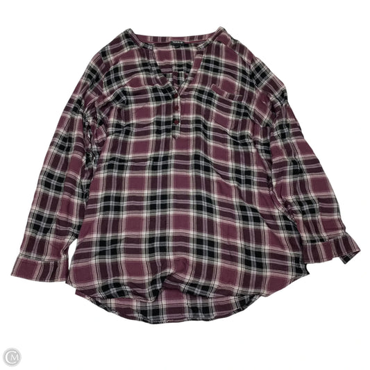 Top Long Sleeve By Torrid In Purple, Size: 2x