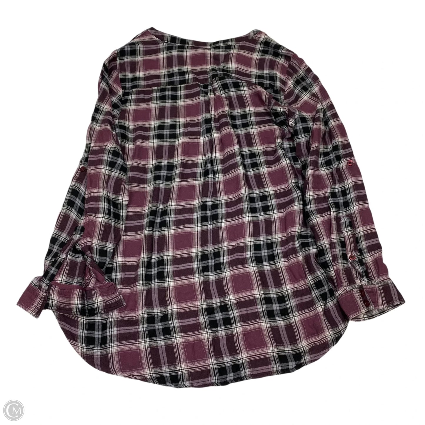 Top Long Sleeve By Torrid In Purple, Size: 2x